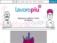 Tablet Screenshot of lavoropiu.it